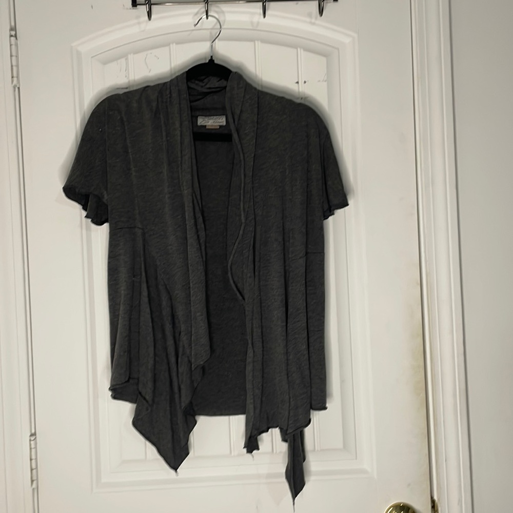 Grey cardigan
